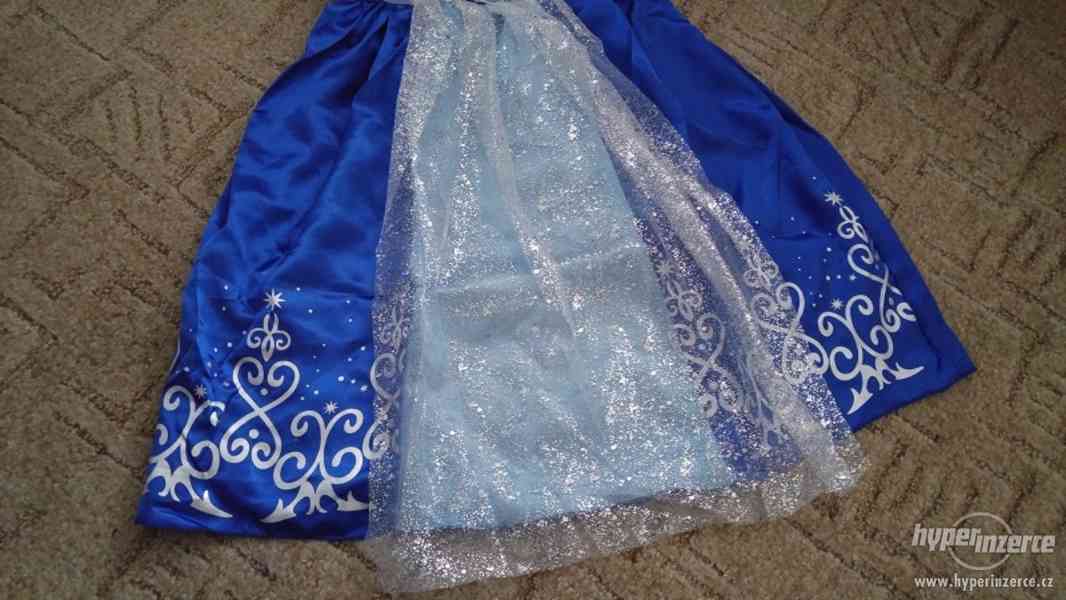Krásné modré šaty - kostým pro princeznu - foto 3