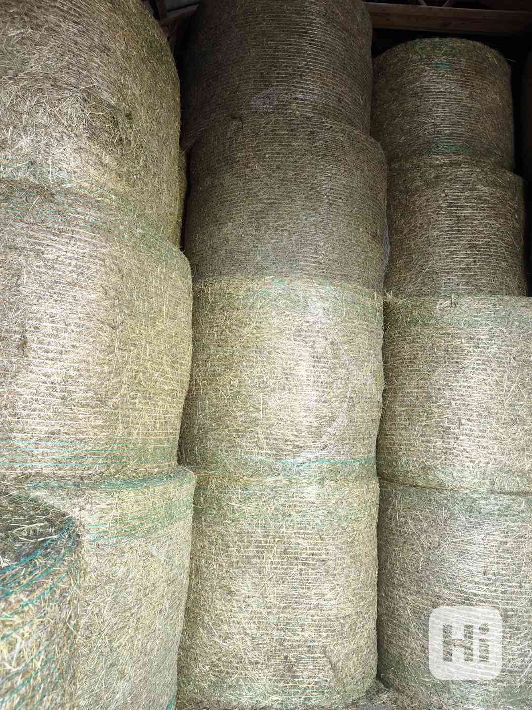 Certifikované poctivé bio seno ze skladovací haly s dopravou - foto 1