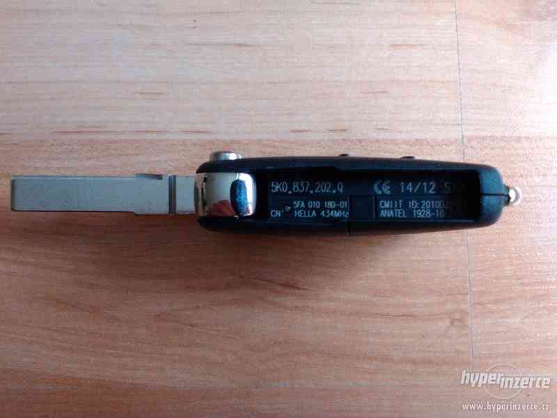 Vystřelovací klíč VW - 5K0837202Q - foto 2