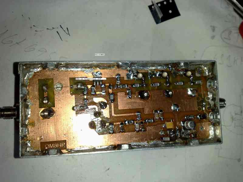 Nízkošumový anténní zesilovač 145MHz s Halical filtrem  - foto 3