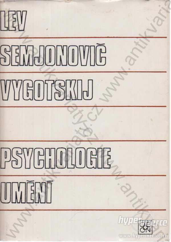 Psychologie umění Lev Semjonovič Vygotskij - foto 1