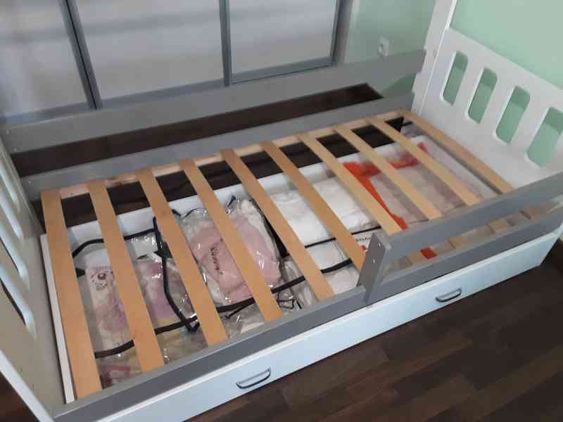 Dětská postel 160x80 s úložným prostorem, +matrace - foto 4