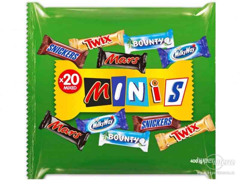 MINIS-Snickers,Mars,Twix, Bounty,Milky way 400g - foto 1