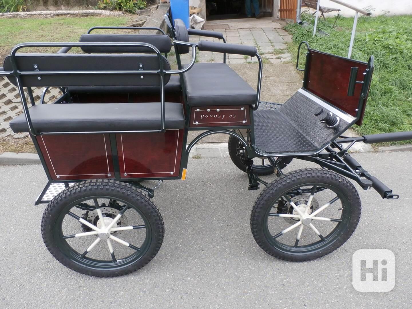 Bryčka, kočár, vagoneta za malé koně - foto 1