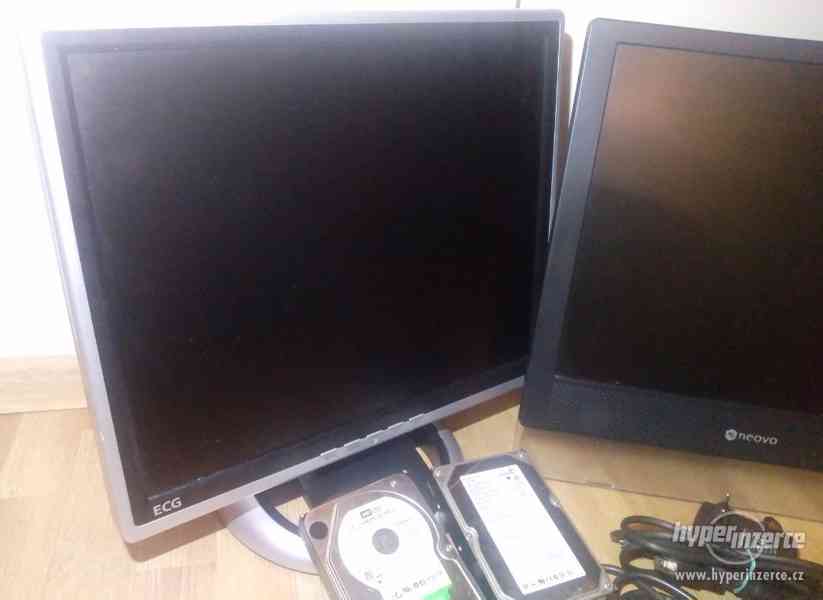 2x LCD monitor +HDD pro PC -100 % funkční!!! - foto 9