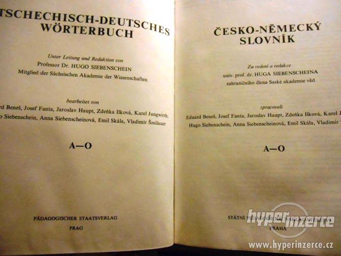 Česko-Německý slovník I. A-O + II. P-Ž 1992-1993 - foto 2