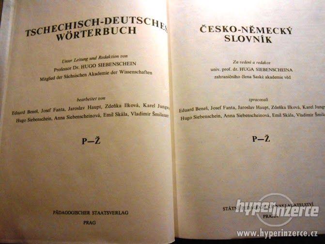 Česko-Německý slovník I. A-O + II. P-Ž 1992-1993 - foto 4