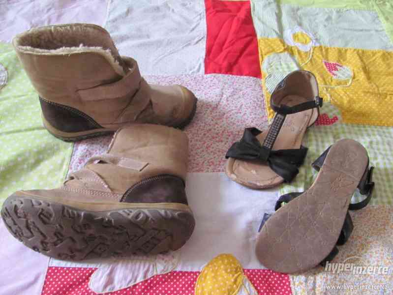 FARE kožené boty zimní, sandálky vel. 31 - foto 1