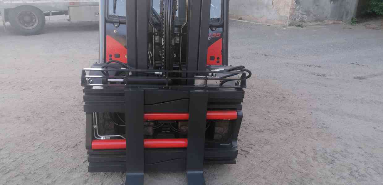 LINDE H35D-02 triplex, svírací vidle s bočním posuvem - foto 5
