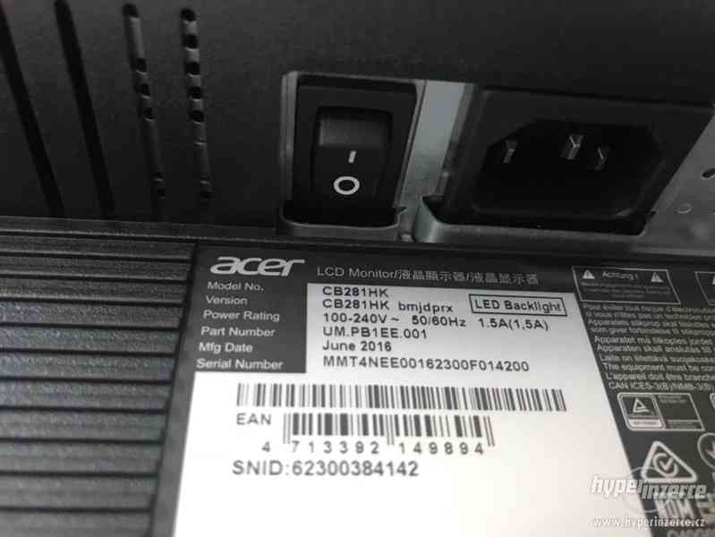 4K Monitor Acer CB281HK - foto 3