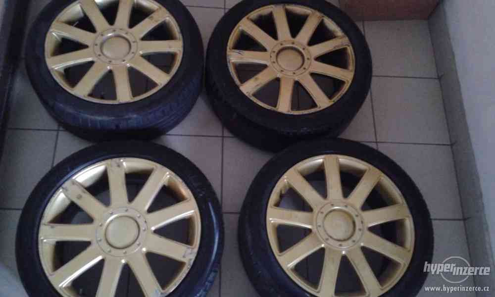 Alu kola AUDI R17, 5x100mm zlatá barva - foto 1