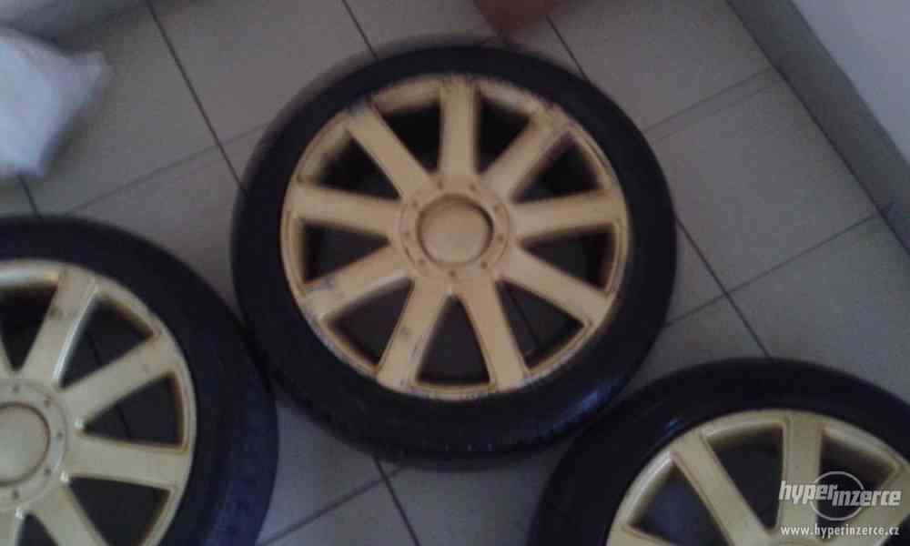 Alu kola AUDI R17, 5x100mm zlatá barva - foto 6