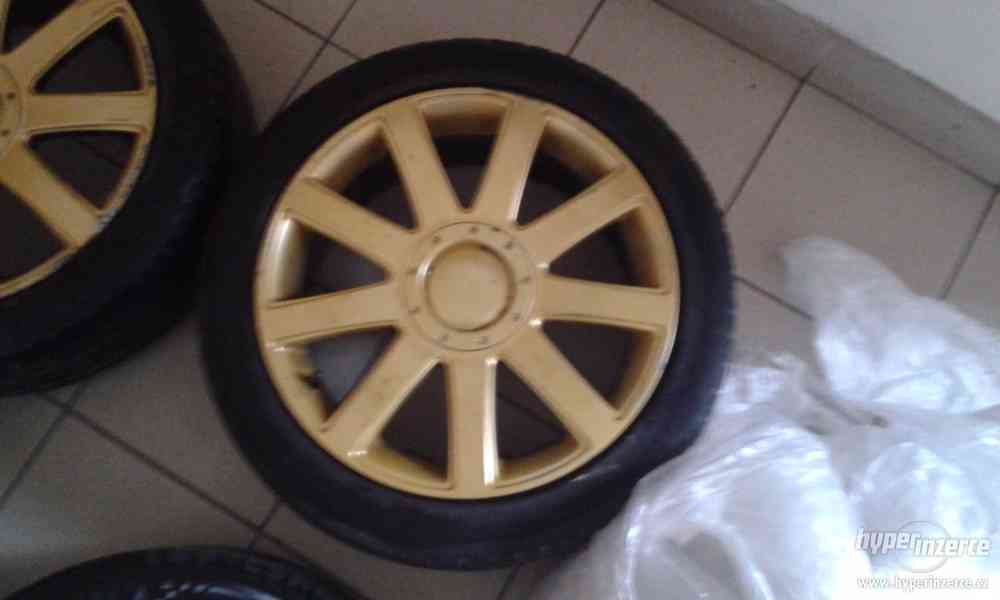 Alu kola AUDI R17, 5x100mm zlatá barva - foto 7