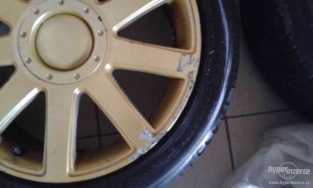 Alu kola AUDI R17, 5x100mm zlatá barva - foto 8