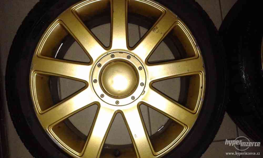 Alu kola AUDI R17, 5x100mm zlatá barva - foto 10
