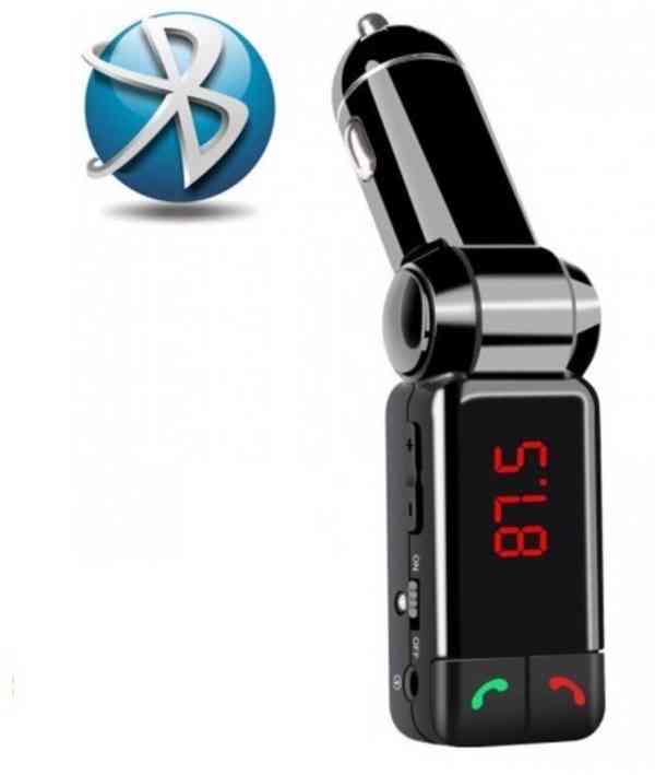 MP3 FM transmitter Bluetooth Handsfree nový - foto 1