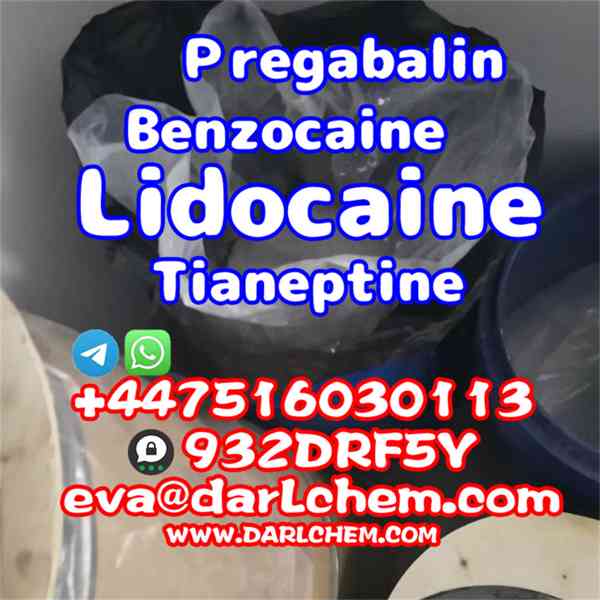 Lidocaine Tianeptine pregabalin raw Powder 137-58-6 Best Pri - foto 4