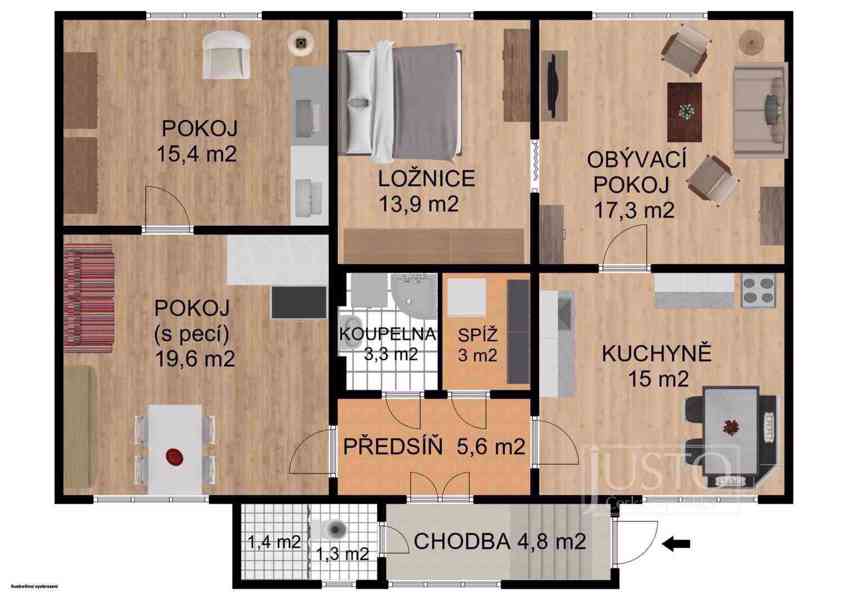 Prodej rodinného domu, 166 m², Kestřany - foto 26