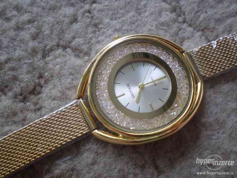 moderní zlacené hodinky GIOVANI DIAMONTS - foto 5