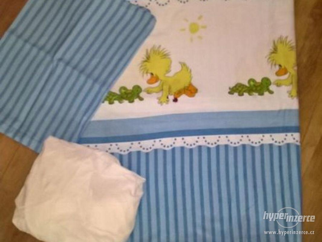 Nové povlečení do postýlky + prostěradlo - foto 1