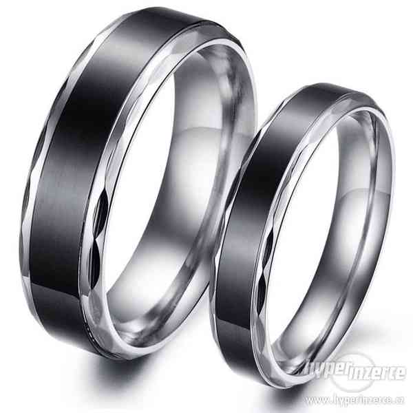 Pánské i dámské prsteny z chirurgické oceli - foto 2