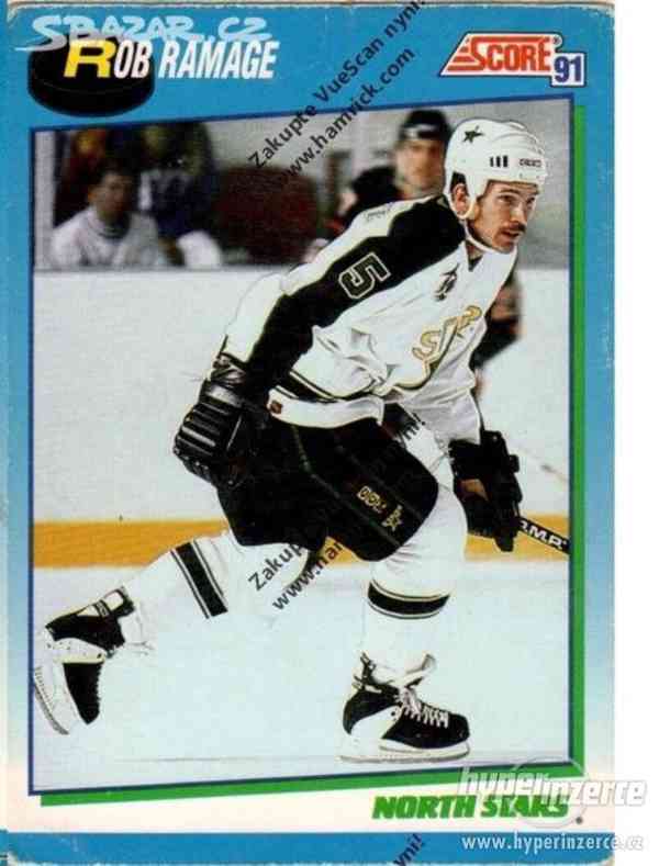 Rob Ramage - Dallas Stars kartička Score 1991 NHL - foto 1