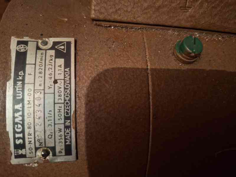 Objehové čerpadlo Sigma  50-NTR-80-10-LM-00 „F - foto 3