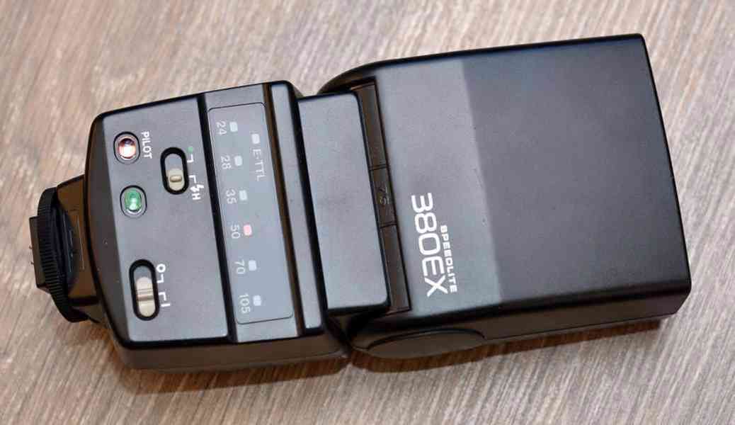 Canon Speedlite 380 EX blesk*E-TTL/E-TTL II*S.č38 - foto 3