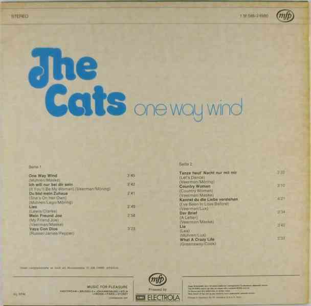 The Cats – One Way Wind  (LP) - foto 2