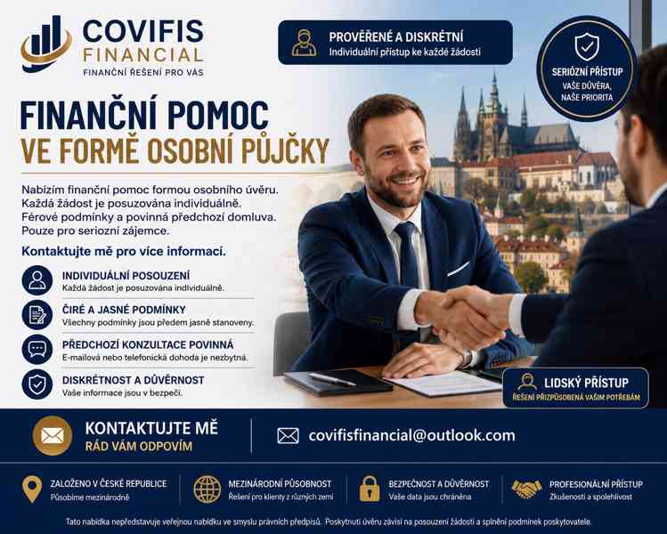 💼 Potřebujete finanční podporu?