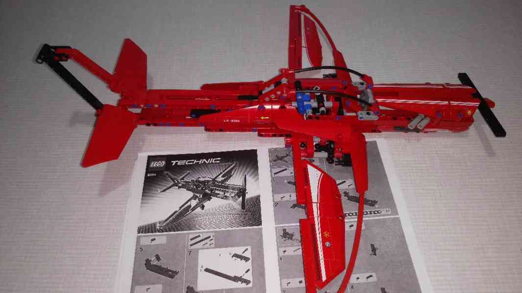 Lego Technics: Letadlo, Bagr, Jeřáb, figurky, autíčka, fekál - foto 13