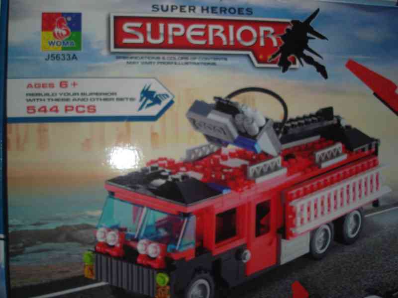 Lego Technics: Letadlo, Bagr, Jeřáb, figurky, autíčka, fekál - foto 35