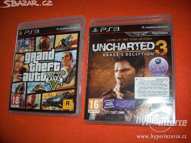 Prodám zánovní GTA 5 a Uncharted 3 - foto 1