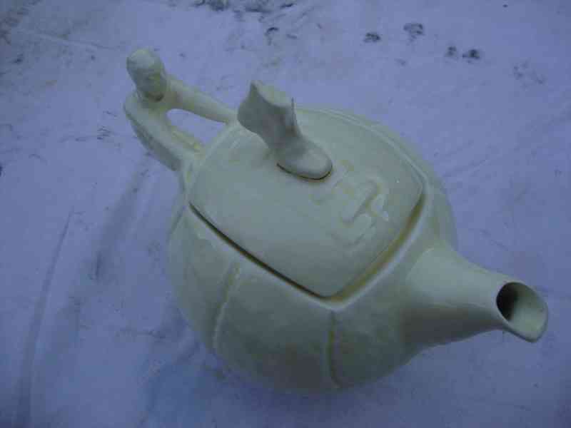 Starožitná konvice konvička čaj káva 1.Rep raritní míč - foto 9