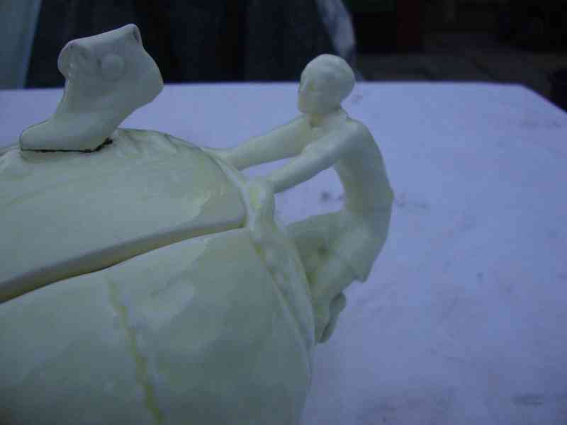 Starožitná konvice konvička čaj káva 1.Rep raritní míč - foto 11