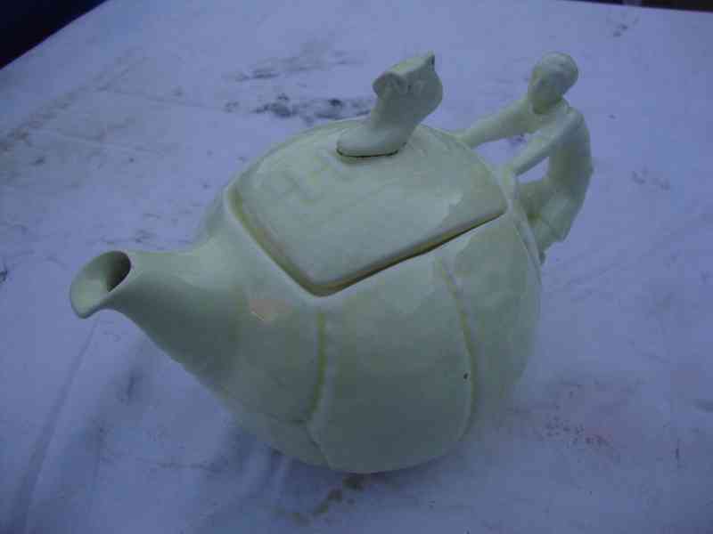 Starožitná konvice konvička čaj káva 1.Rep raritní míč - foto 10