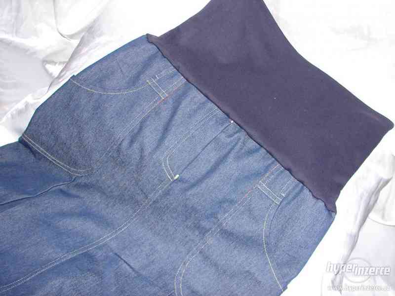 Těhotenská sukýnka džínová  na jaro - foto 2