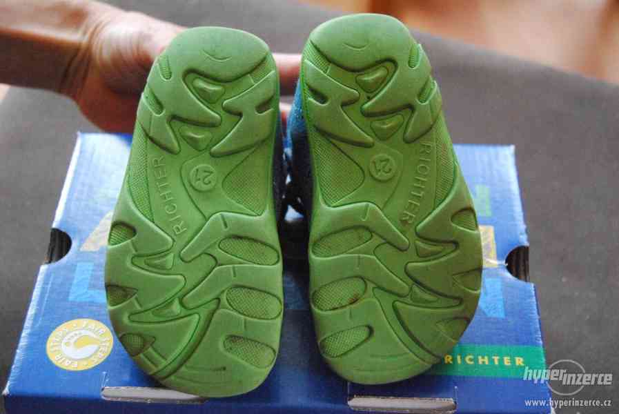 Kožené sandálky Richter, vel. 21 - foto 3