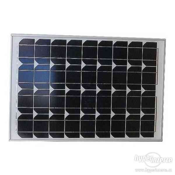 Fotovoltaický solární panel 12V/40W polykrystalický - foto 1