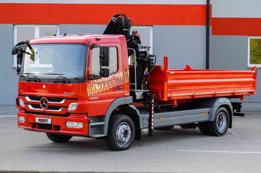 MERCEDES ATEGO 1222 TŘÍSTRANNÝ SKLÁPĚČ + HYDRAULICKÁ RUKA - foto 3