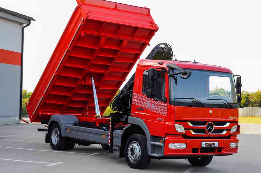 MERCEDES ATEGO 1222 TŘÍSTRANNÝ SKLÁPĚČ + HYDRAULICKÁ RUKA - foto 76