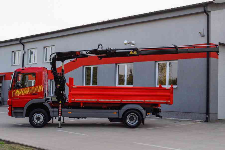 MERCEDES ATEGO 1222 TŘÍSTRANNÝ SKLÁPĚČ + HYDRAULICKÁ RUKA - foto 103