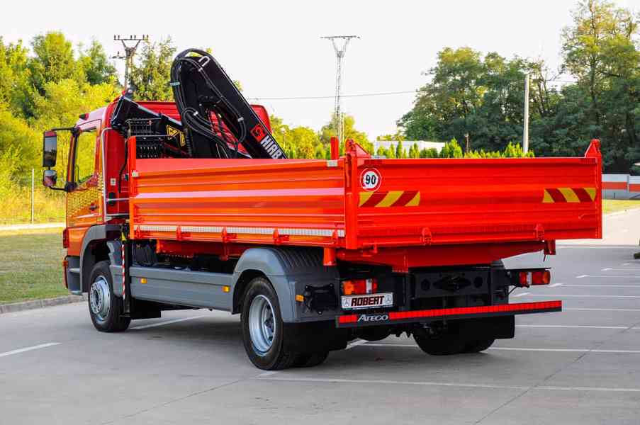 MERCEDES ATEGO 1222 TŘÍSTRANNÝ SKLÁPĚČ + HYDRAULICKÁ RUKA - foto 5