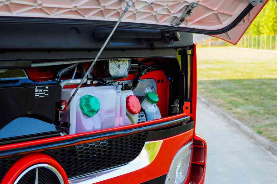 MERCEDES ATEGO 1222 TŘÍSTRANNÝ SKLÁPĚČ + HYDRAULICKÁ RUKA - foto 48