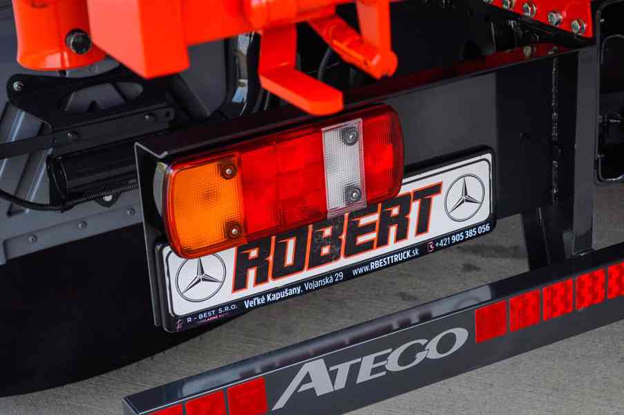 MERCEDES ATEGO 1222 TŘÍSTRANNÝ SKLÁPĚČ + HYDRAULICKÁ RUKA - foto 20