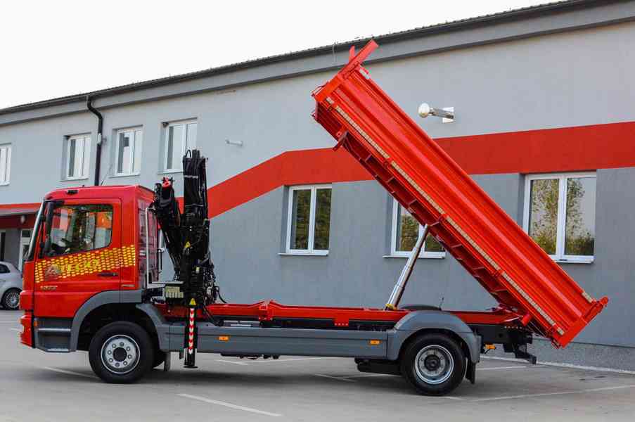 MERCEDES ATEGO 1222 TŘÍSTRANNÝ SKLÁPĚČ + HYDRAULICKÁ RUKA - foto 78