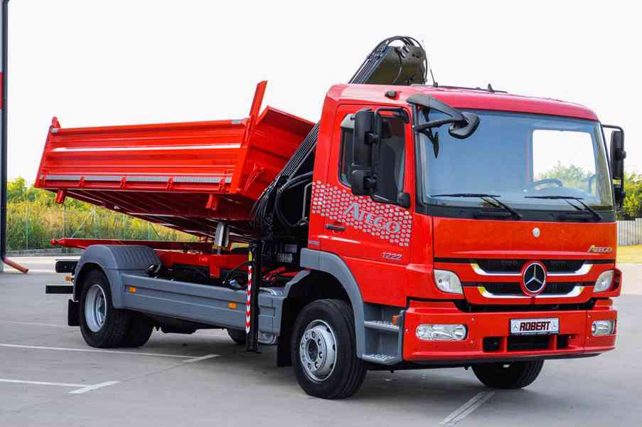 MERCEDES ATEGO 1222 TŘÍSTRANNÝ SKLÁPĚČ + HYDRAULICKÁ RUKA - foto 97