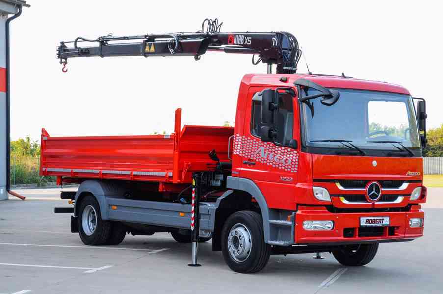 MERCEDES ATEGO 1222 TŘÍSTRANNÝ SKLÁPĚČ + HYDRAULICKÁ RUKA - foto 101
