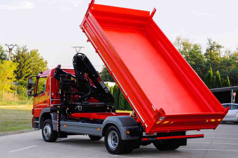 MERCEDES ATEGO 1222 TŘÍSTRANNÝ SKLÁPĚČ + HYDRAULICKÁ RUKA - foto 79
