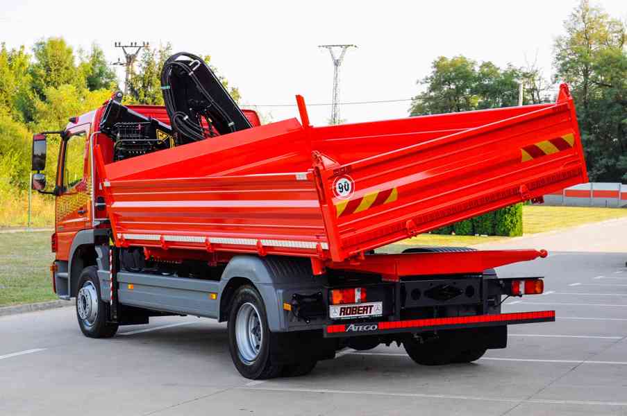 MERCEDES ATEGO 1222 TŘÍSTRANNÝ SKLÁPĚČ + HYDRAULICKÁ RUKA - foto 96